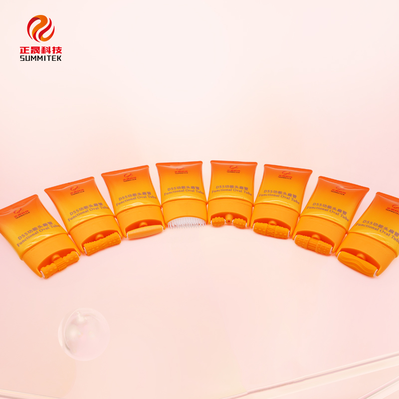 D55 Massage Flat Soft Tube พร้อมหัวแปรง