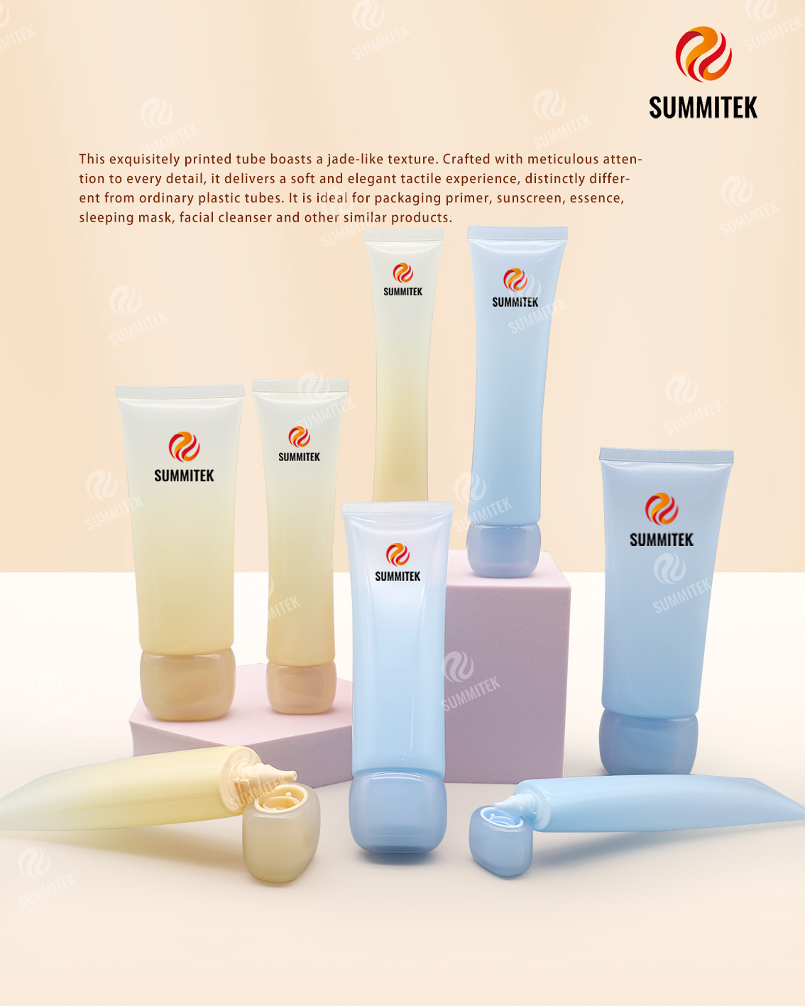 หลอดเนื้อหยก | หลอดบีบเครื่องสำอาง Soft Touch Varnish