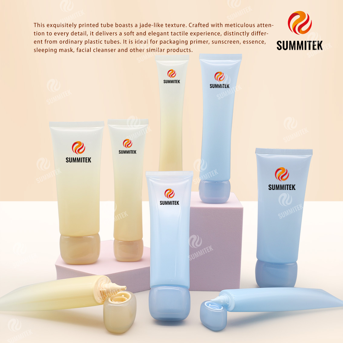 หลอดเนื้อหยก | หลอดบีบเครื่องสำอาง Soft Touch Varnish