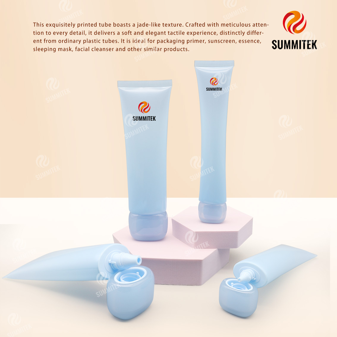 หลอดเนื้อหยก | หลอดบีบเครื่องสำอาง Soft Touch Varnish