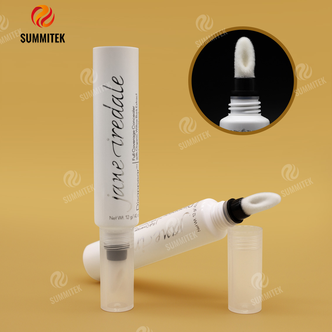 D19 Flocked Tip Tube | บรรจุภัณฑ์คอนซีลเลอร์ Soft Applicator