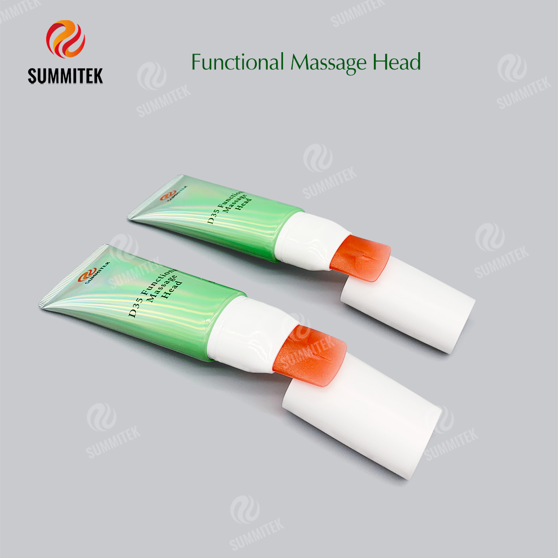 D35 หลอดนวดนุ่มวงรี | บรรจุภัณฑ์ผลิตภัณฑ์ดูแลผิว Applicator ฟังก์ชั่น