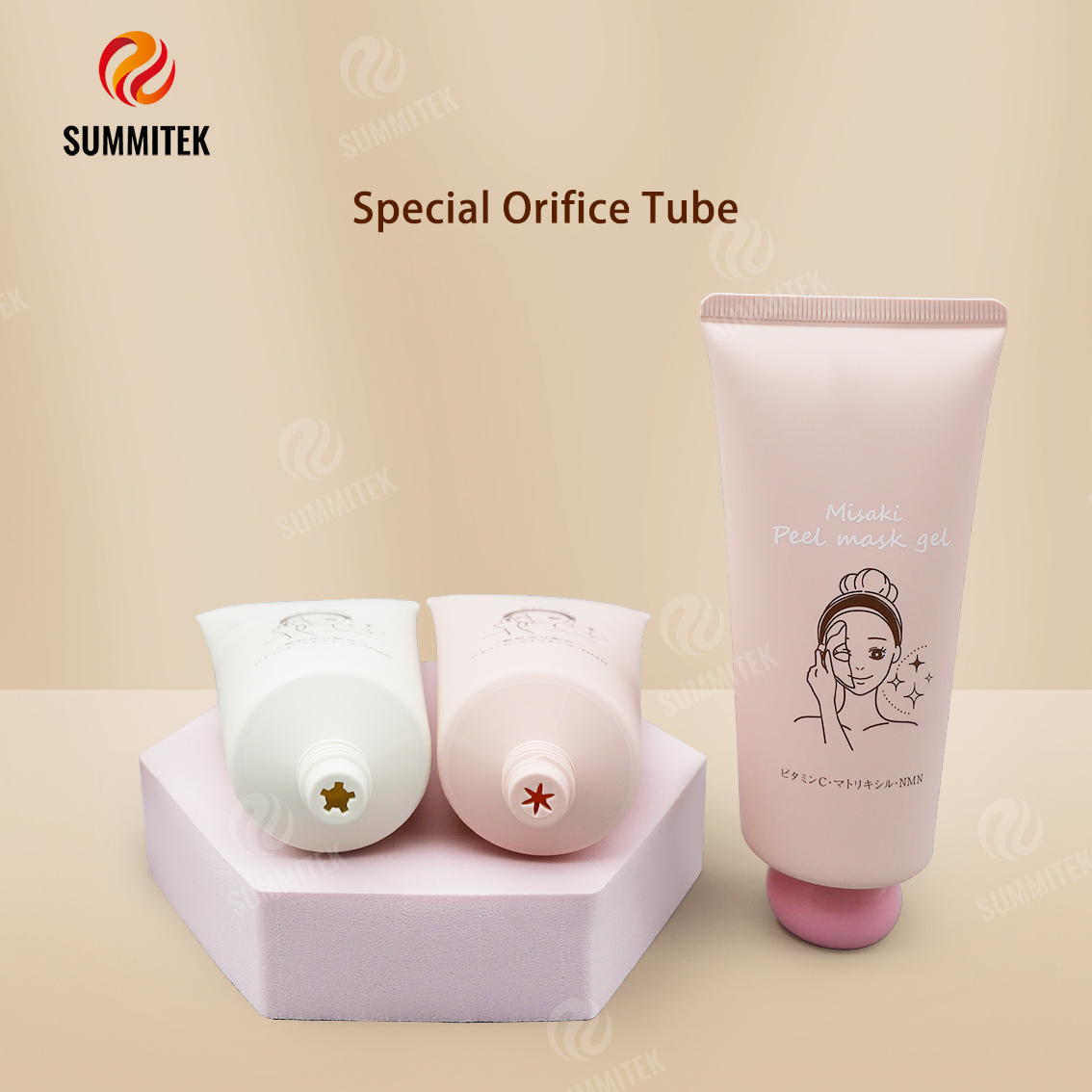 หลอดออริฟิสพิเศษ ฝาคริสตัลโกลด์ และฝากลมน่ารัก