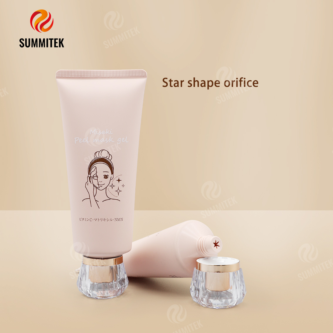 หลอดออริฟิสพิเศษ ฝาคริสตัลโกลด์ และฝากลมน่ารัก