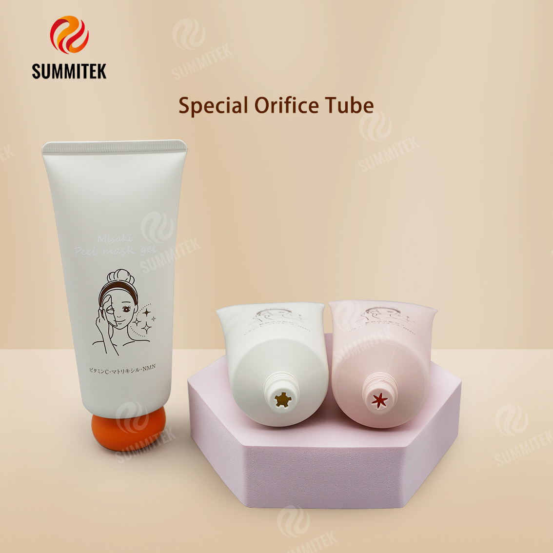 หลอดออริฟิสพิเศษ ฝาคริสตัลโกลด์ และฝากลมน่ารัก