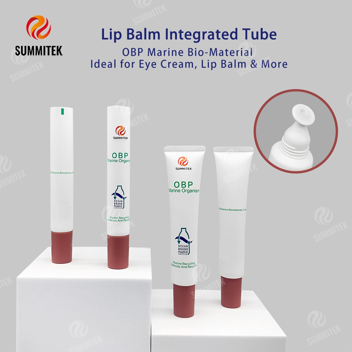 OBP Ocean Recycled Lip and Eye Care Tube D19 D22 D25