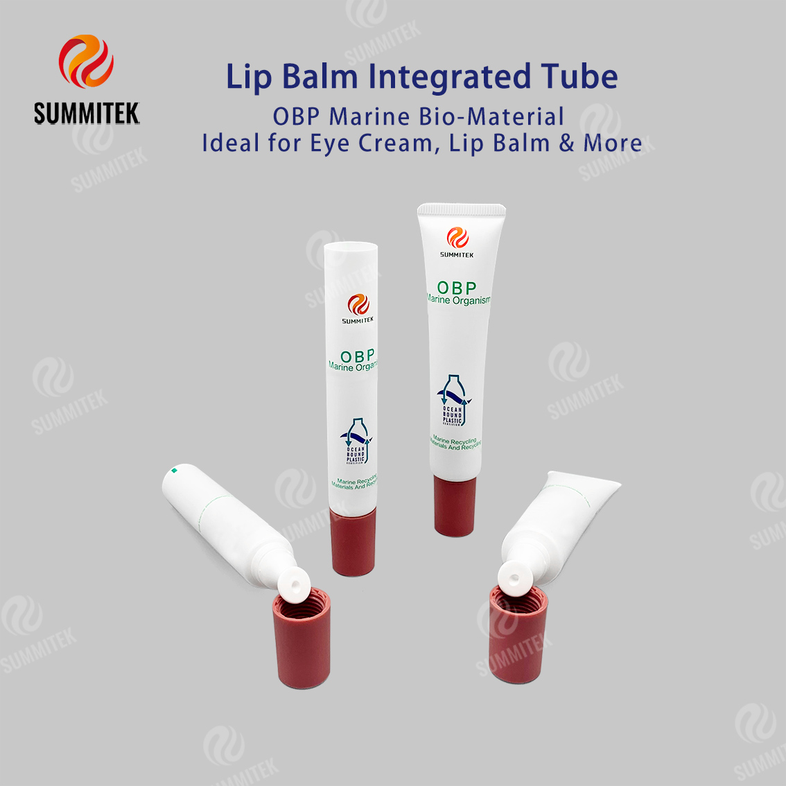 OBP Ocean Recycled Lip and Eye Care Tube D19 D22 D25