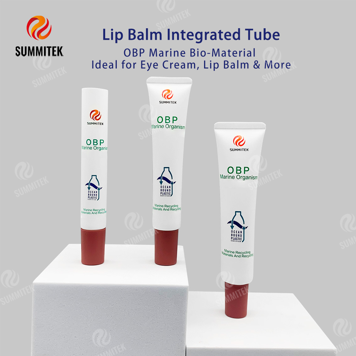 OBP Ocean Recycled Lip and Eye Care Tube D19 D22 D25